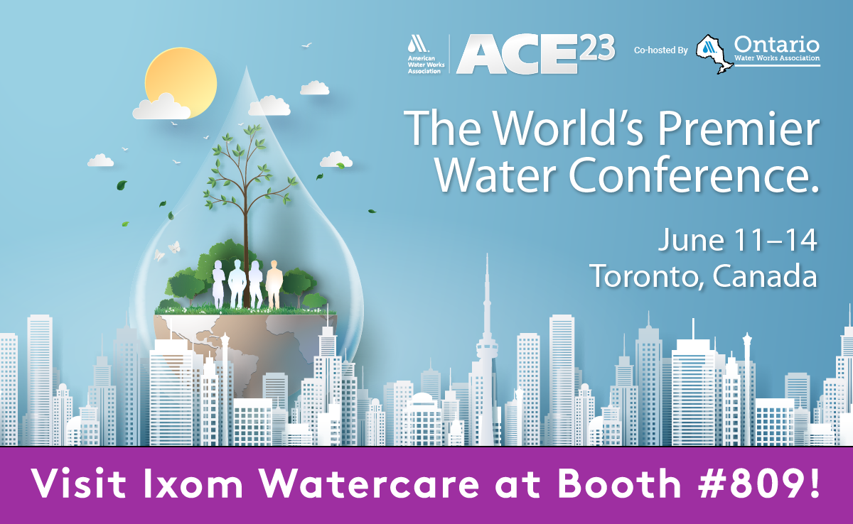 Ixom Watercare will be at ACE23 in Toronto, Canada