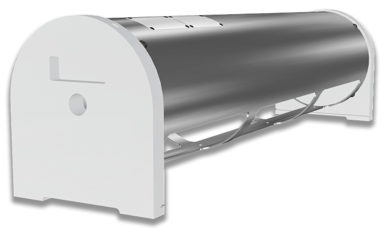 image drawing of the GridBee® GS-12-AIR Submersible Potable Water Storage Tank Mixer