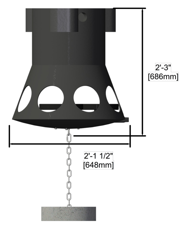 image showing the different components that comprise the AerationPlus Lake & Pond Circulator