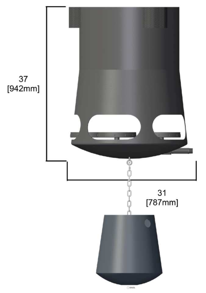 image showing the different components that comprise the AerationPlus Model 2800 Lake & Pond Circulator