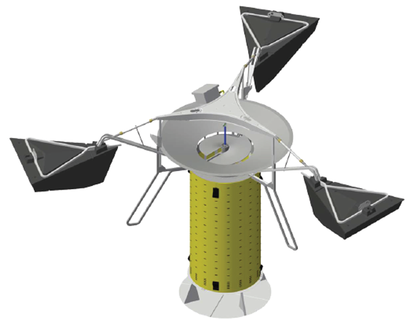 an image drawing of a GridBee® GF Series Grid Powered Mixer