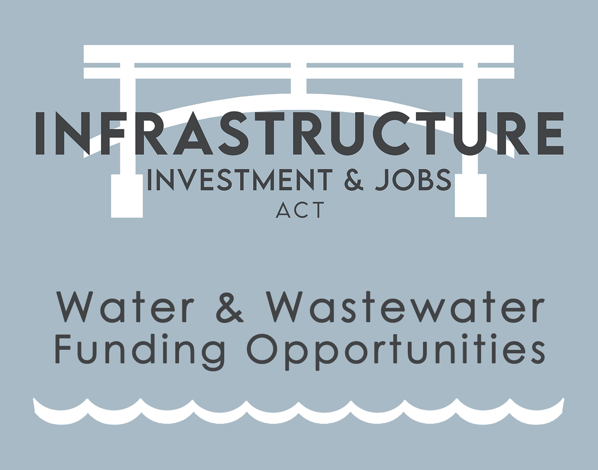 image icon for Infrastructure Investment & Jobs Act for water and wastewater funding