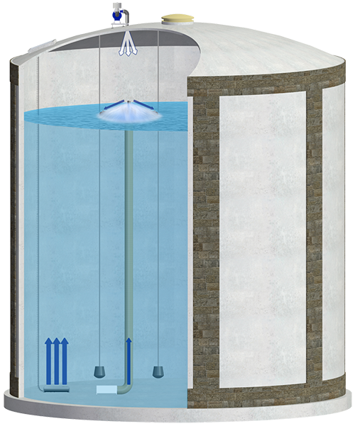 diagram detailing components of the Medora Corporation's THM Removal System